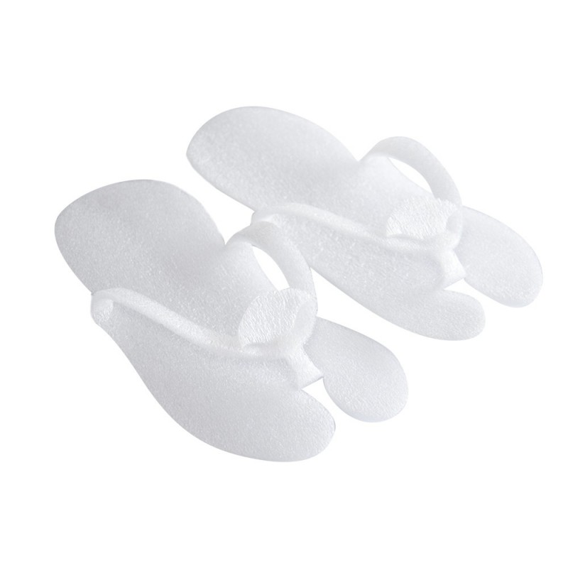 Бели еднократни чехли от експандиран полиетилен и дебелина на основата 5мм