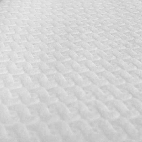 Макро снимка на релефен нетъкан текстил - airlaid