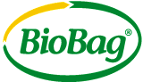 Лого на BioBag, производител на биоразградими и рециклируеми продукти